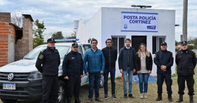  Inauguraron una Posta Policial en la localidad de Cortínez