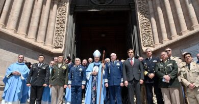 Se realizó la Misa por la Peregrinación Diocesana Anual de las Fuerzas Armadas y Fuerzas Federales de Seguridad