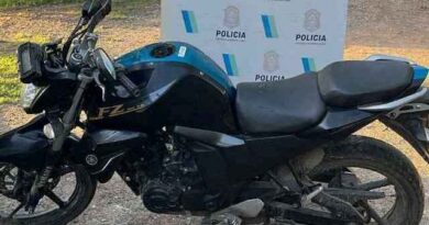 Roban moto en Rodríguez y la encuentran en Cortínez